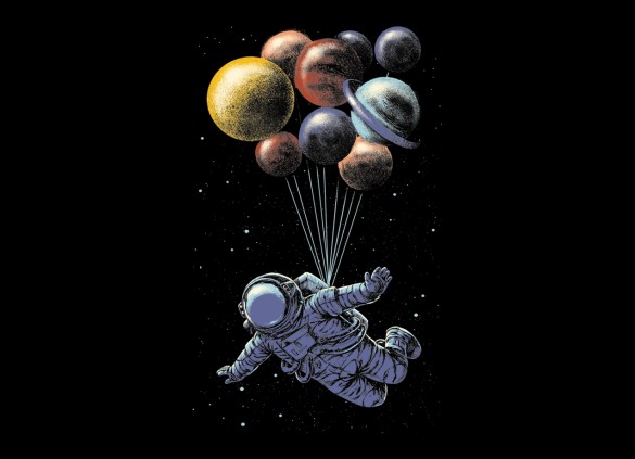 SPACE TRAVEL T-shirt  Design by CARBINE t-shirt design