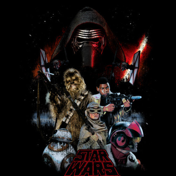 Star Wars The Force Awakens T-shirt Design by StarWars t-shirt design