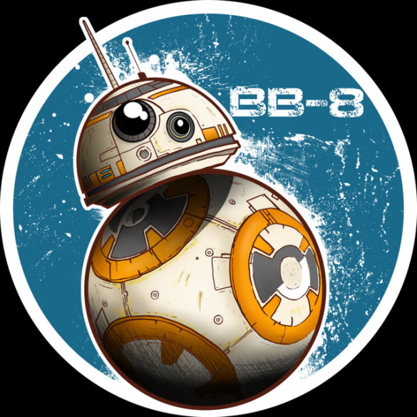 BB-8 On The Move T-shirt Design from StarWars design