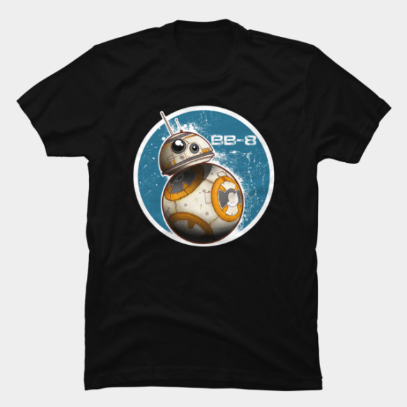 BB-8 On The Move T-shirt Design from StarWars t-shirt