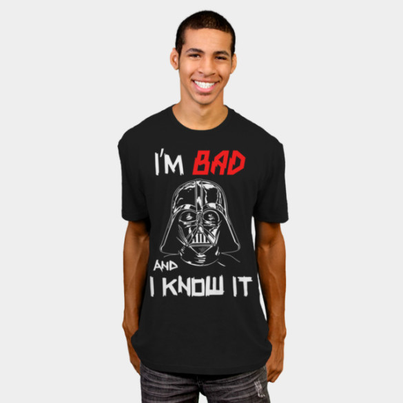Bad Darth Vader T-shirt Design by StarWars man tee