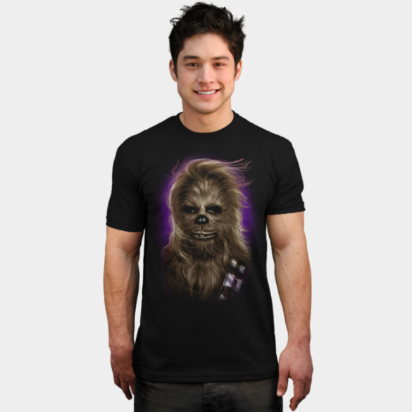 Chewbacca's Glamor Shot T-shirt Design by StarWars man