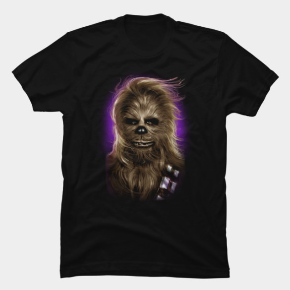 Chewbacca's Glamor Shot T-shirt Design by StarWars t-shirt