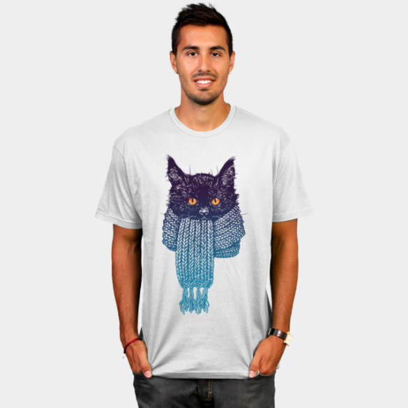 It's cold outside T-shirt Design by Helgram man tee