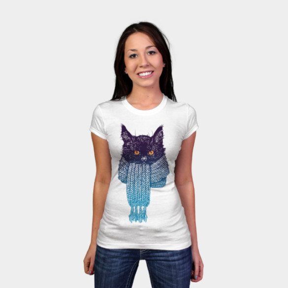 It's cold outside T-shirt Design by Helgram woman t-shirt