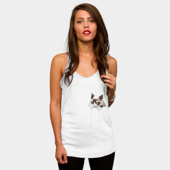 G-CAT 2015 POCKET T-shirt Design by ADAMLAWLESS woman