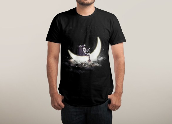 MOON SAILING T-shirt Design by dandingeroz man tee