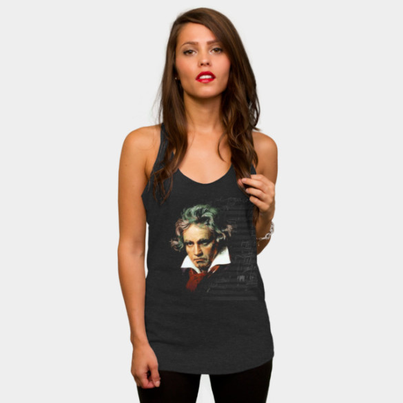 Beethoven woman t-shirt