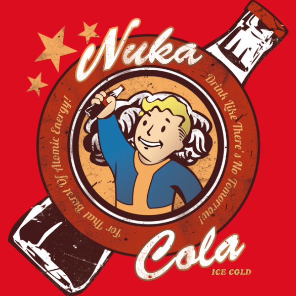 Drink Nuka Cola! T-shirt Design by 0Coconut design