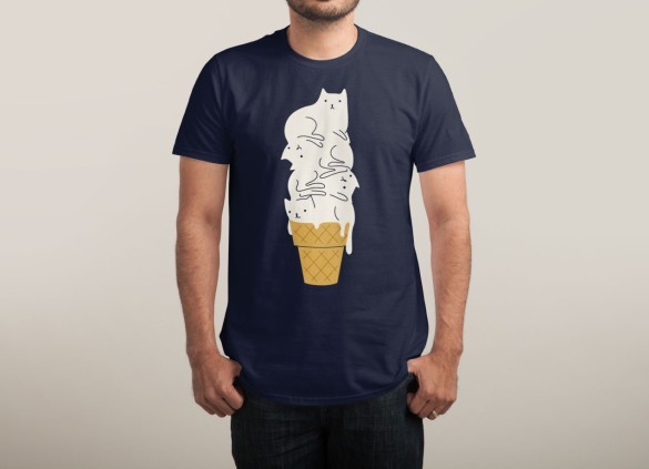 MEOWLTING T-shirt Design by ilovedoodle man