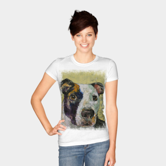 PIT BULL T-shirt Design by creese woman