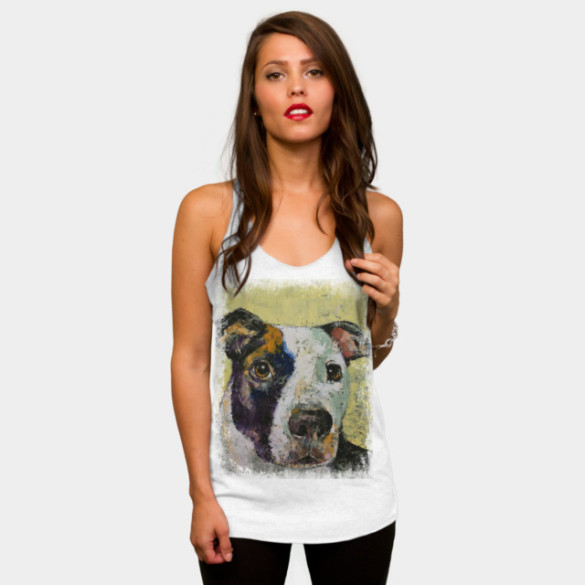 PIT BULL T-shirt Design by creese woman tee