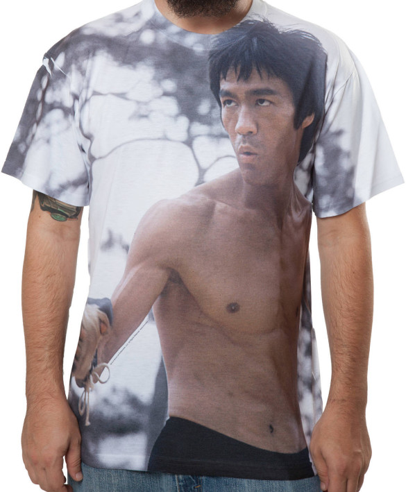 Sublimation Bruce Lee T-Shirt Design front