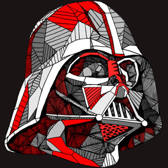 Abstract Vader T-shirt Design by StarWars