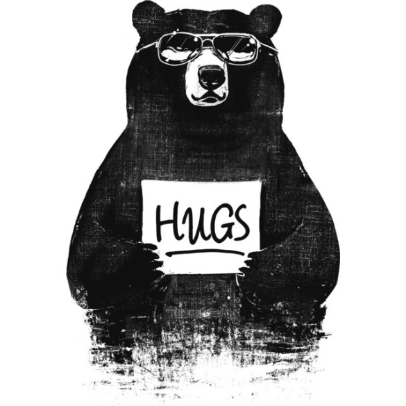 HUGS T-shirt Design by gloopz design