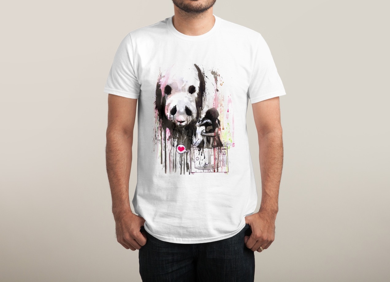 PANDA T-shirt Design by Lora Zombie man