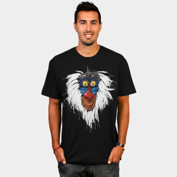 Rafiki T-shirt Design by Ledude man