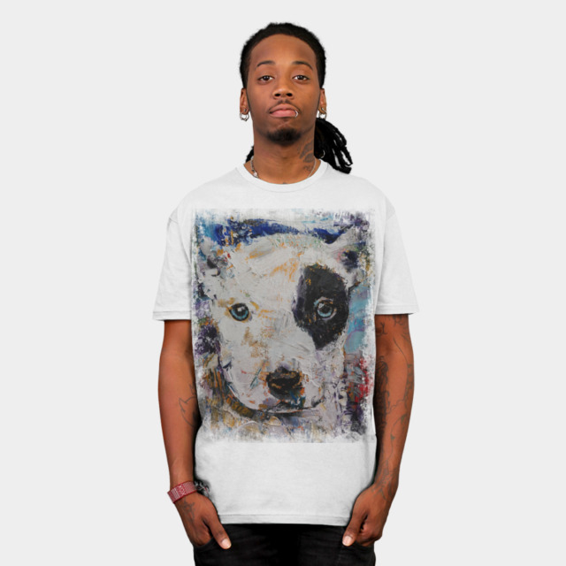 PIT BULL PUPPY T-shirt Design by creese man tee