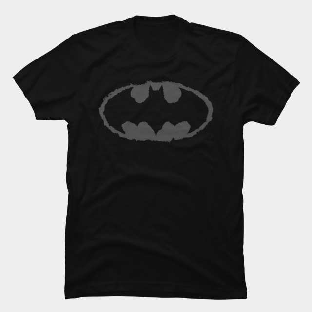 Distressed Bat Signal T-shirt Design by DCComics tee