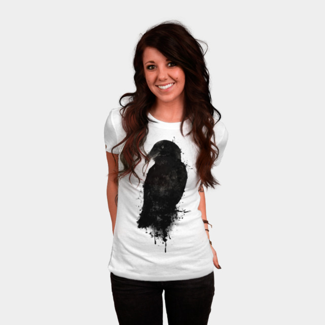 The Raven T-shirt Design by NGDesign woman