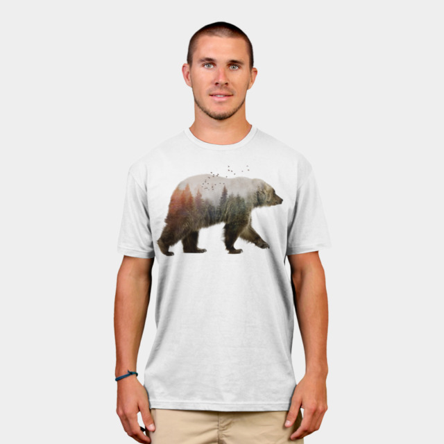 Bear T-shirt Design by sookkol man