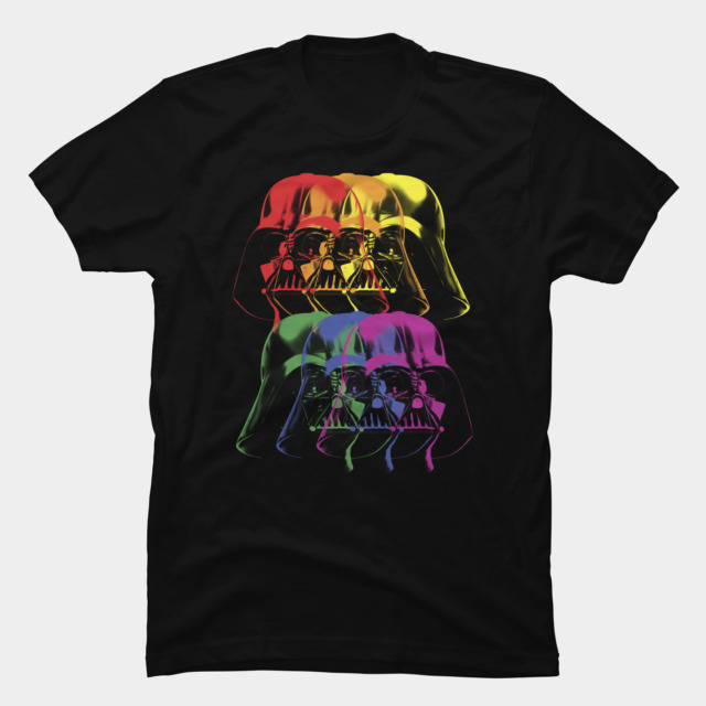 Vader in Color T-shirt Design by StarWars t-shirt