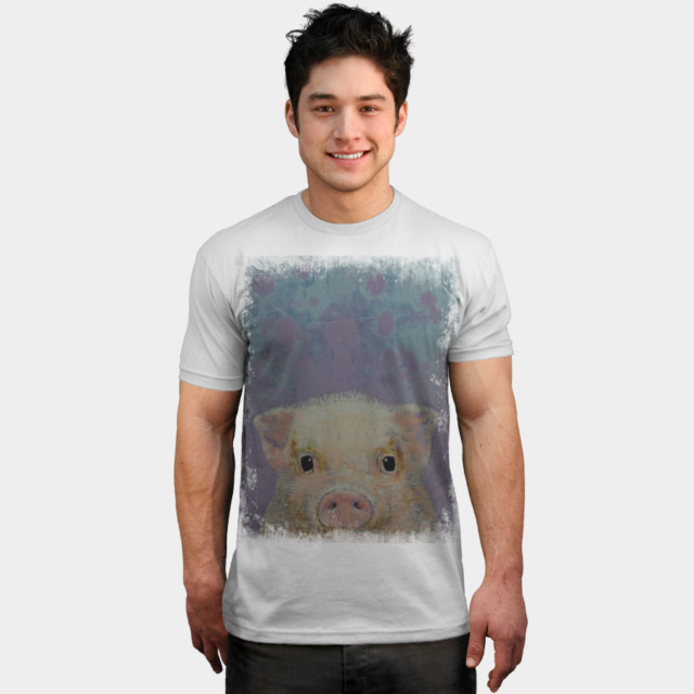 PIGLET T-shirt Design by creese man
