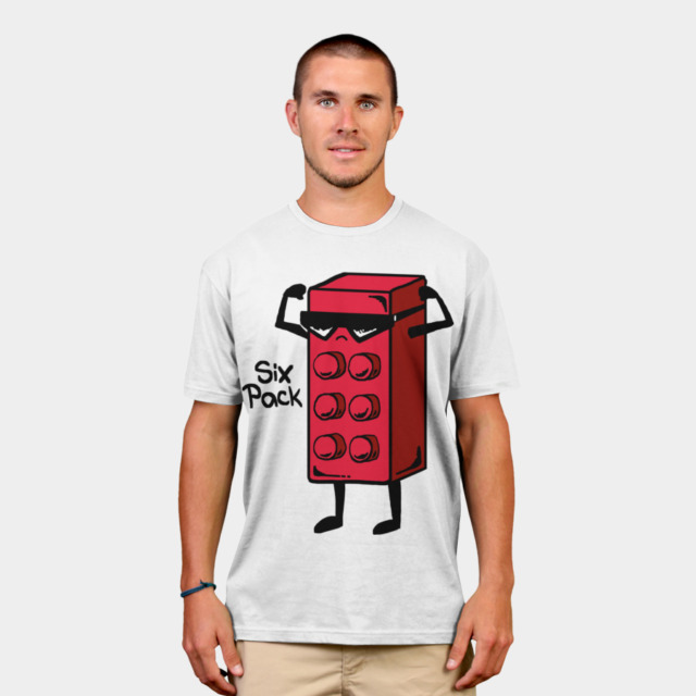 Six Pack T-shirt Design by Supreto man