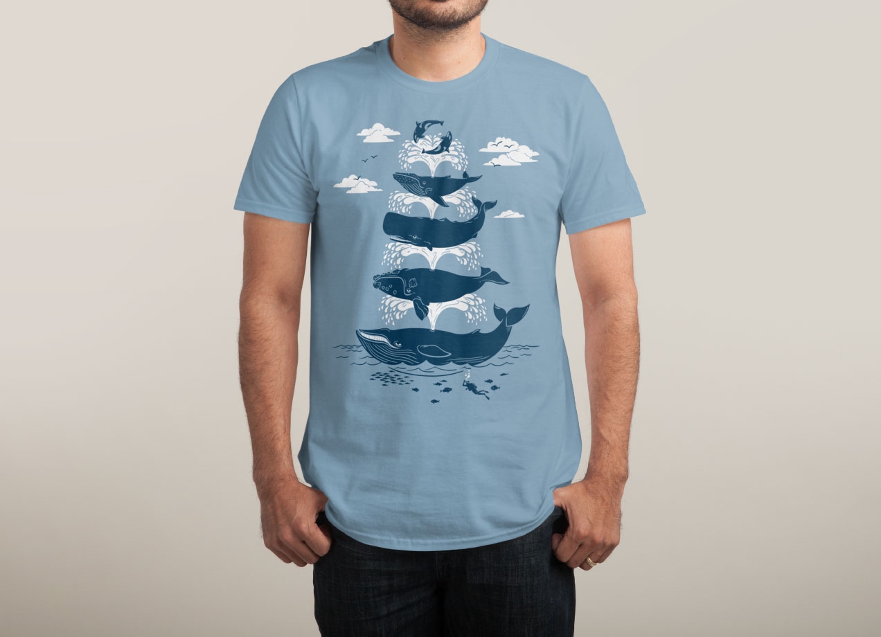 WHALE OF A TIME T-shirt Design by Christopher Phillips man