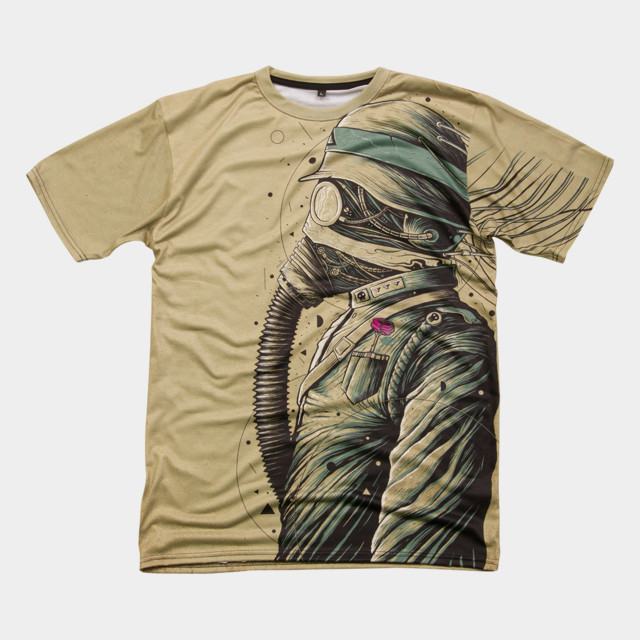 The Dark Officer T-shirt Design by roncabardz man