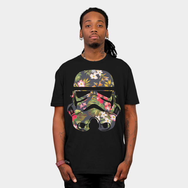 Tropical Stormtrooper T-shirt Design by  StarWars man tee