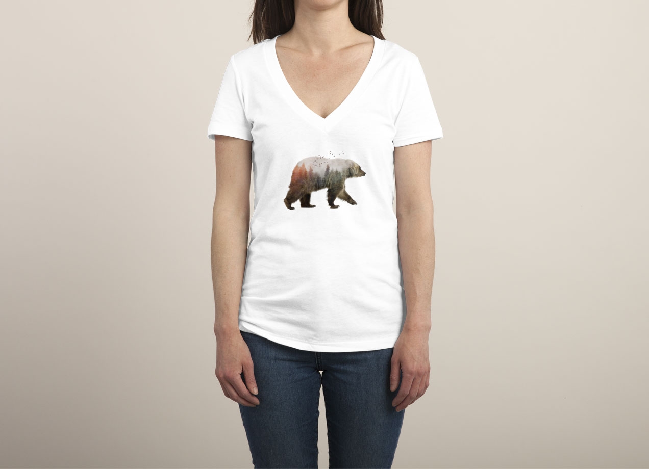 BEAR T-shirt Design by Sokol woman