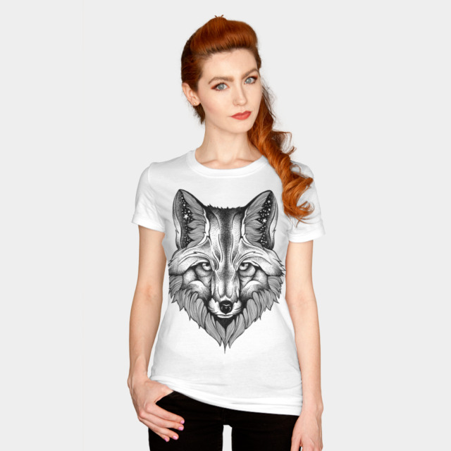 FOX T-shirt Design by thiagobianchini woman
