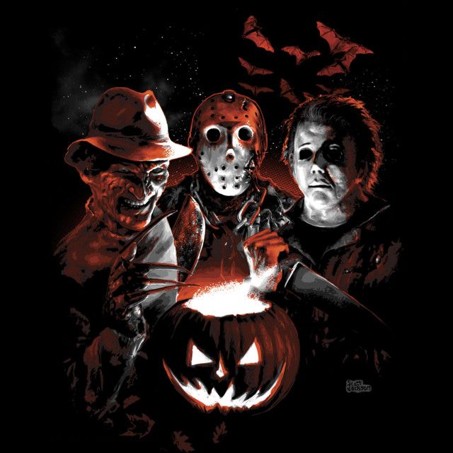 Halloween Scream Team T-shirt Design by Scott Jackson a.k.a. monstermangraphic design 1