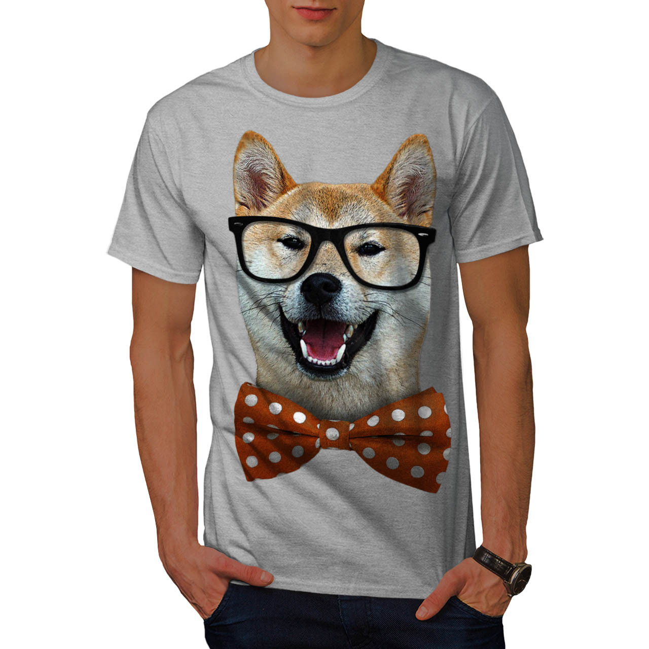 smart-shiba-inu-dog-t-shirt-design-front