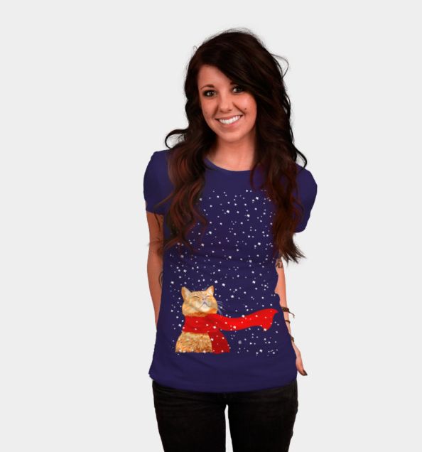 snow-cat-t-shirt-design-by-vectorink-design-woman