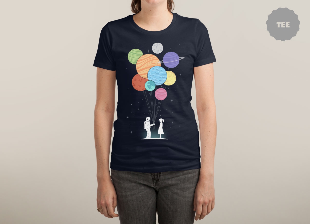 YOU ARE MY UNIVERSE T-shirt Design by Lim Heng Swee woman