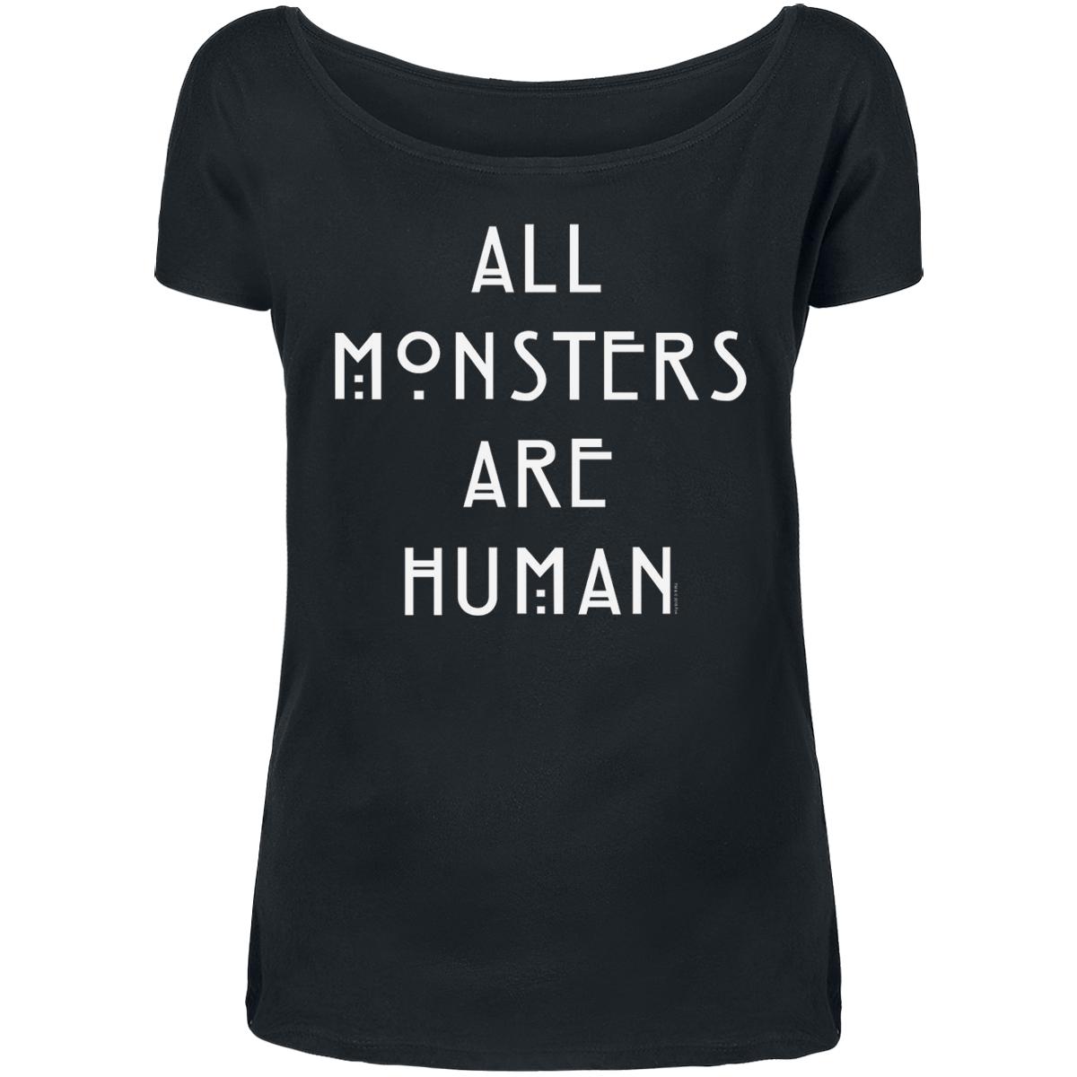 All Monsters Are Human T-shirt Design tee