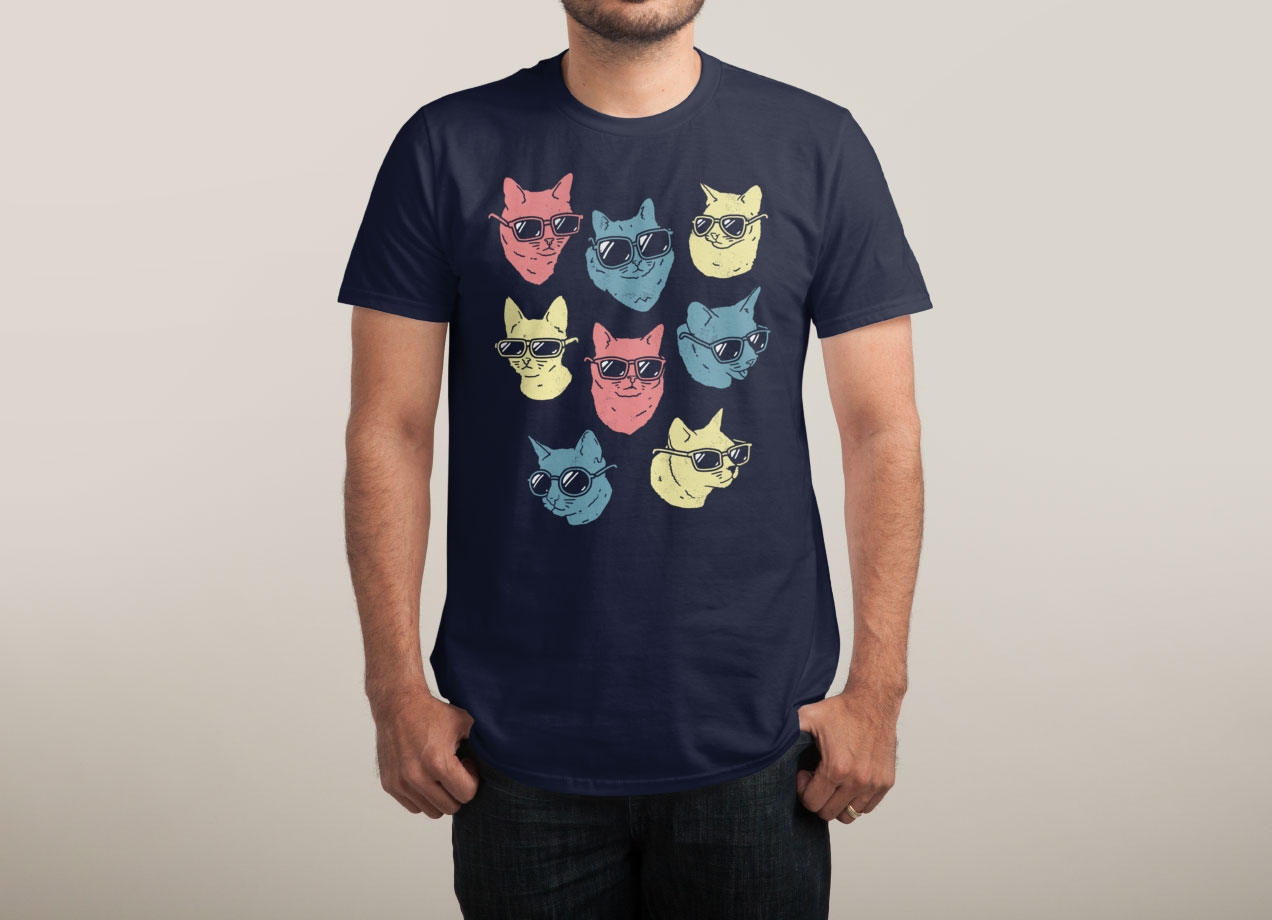 COOL CATS T-shirt Design by Ronan Lynam man