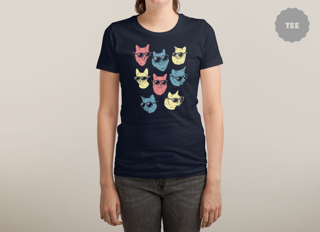 COOL CATS T-shirt Design by Ronan Lynam woman