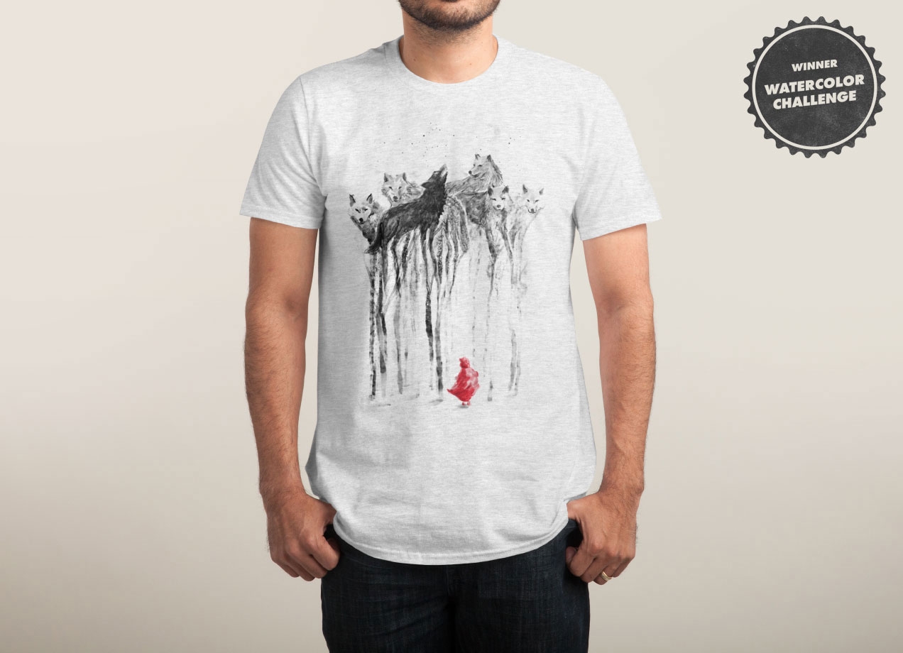 INTO THE WOODS T-shirt Design by 38Sunsets man