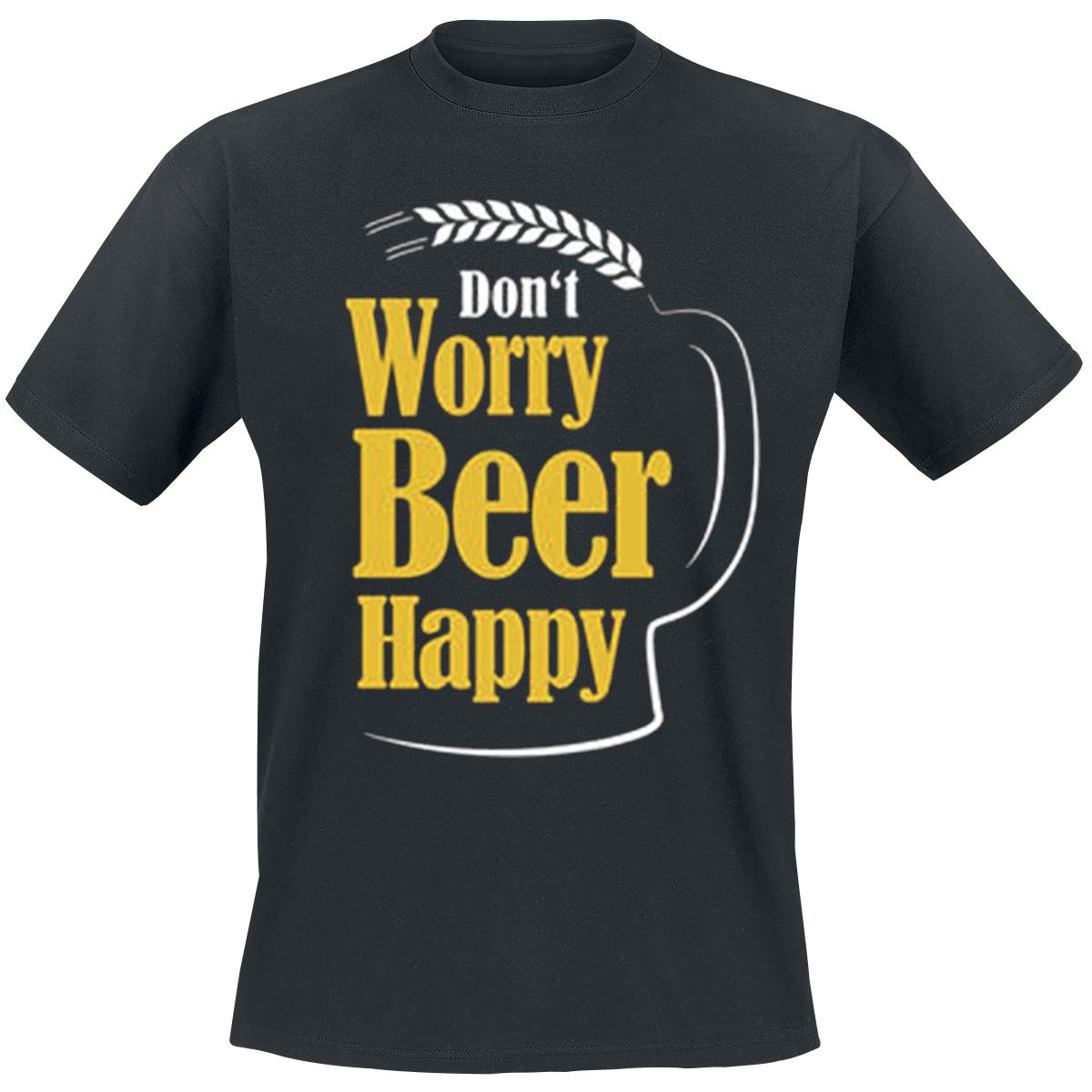 Don't Worry Beer Happy T-shirt Design