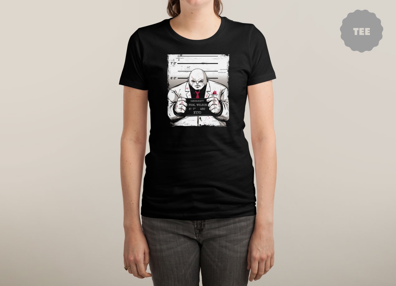 KINGPIN MUGSHOT T-shirt Design woman