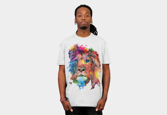 Lion T-shirt Design by rizapeker man