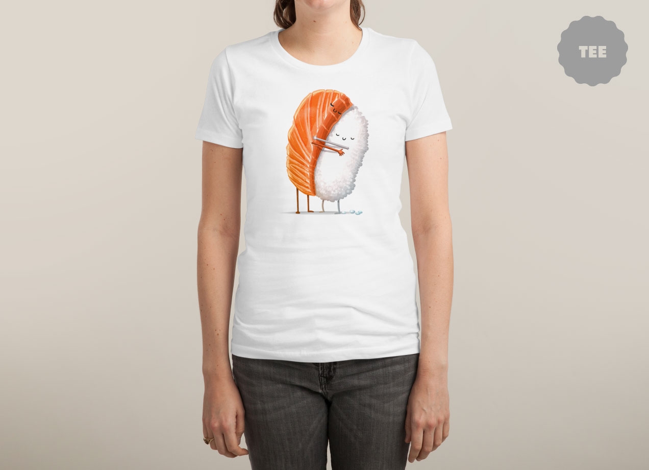SUSHI HUG T-shirt Design woman