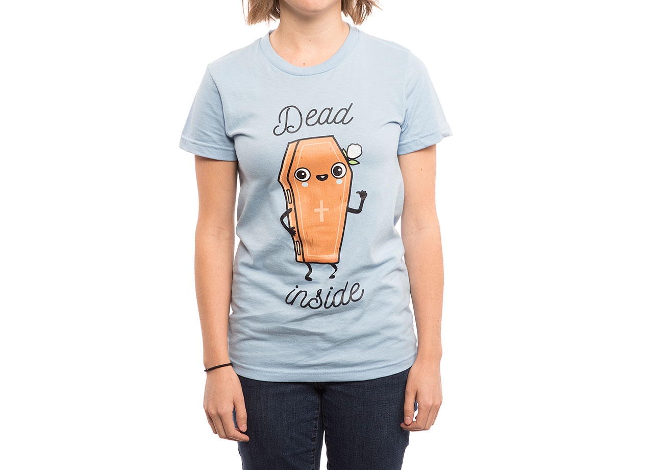 DEAD INSIDE T-shirt Design woman