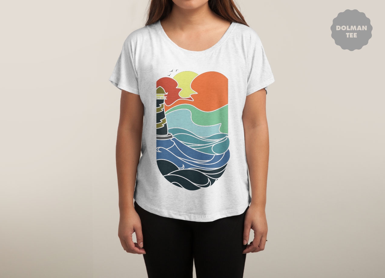 I CAN SEE THE SEA T-shirt Design by sebastian woman
