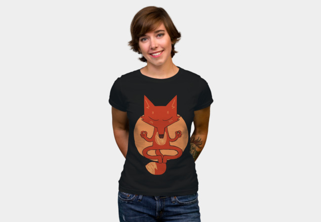 Inner Fox T-shirt Design by michaelalfox woman
