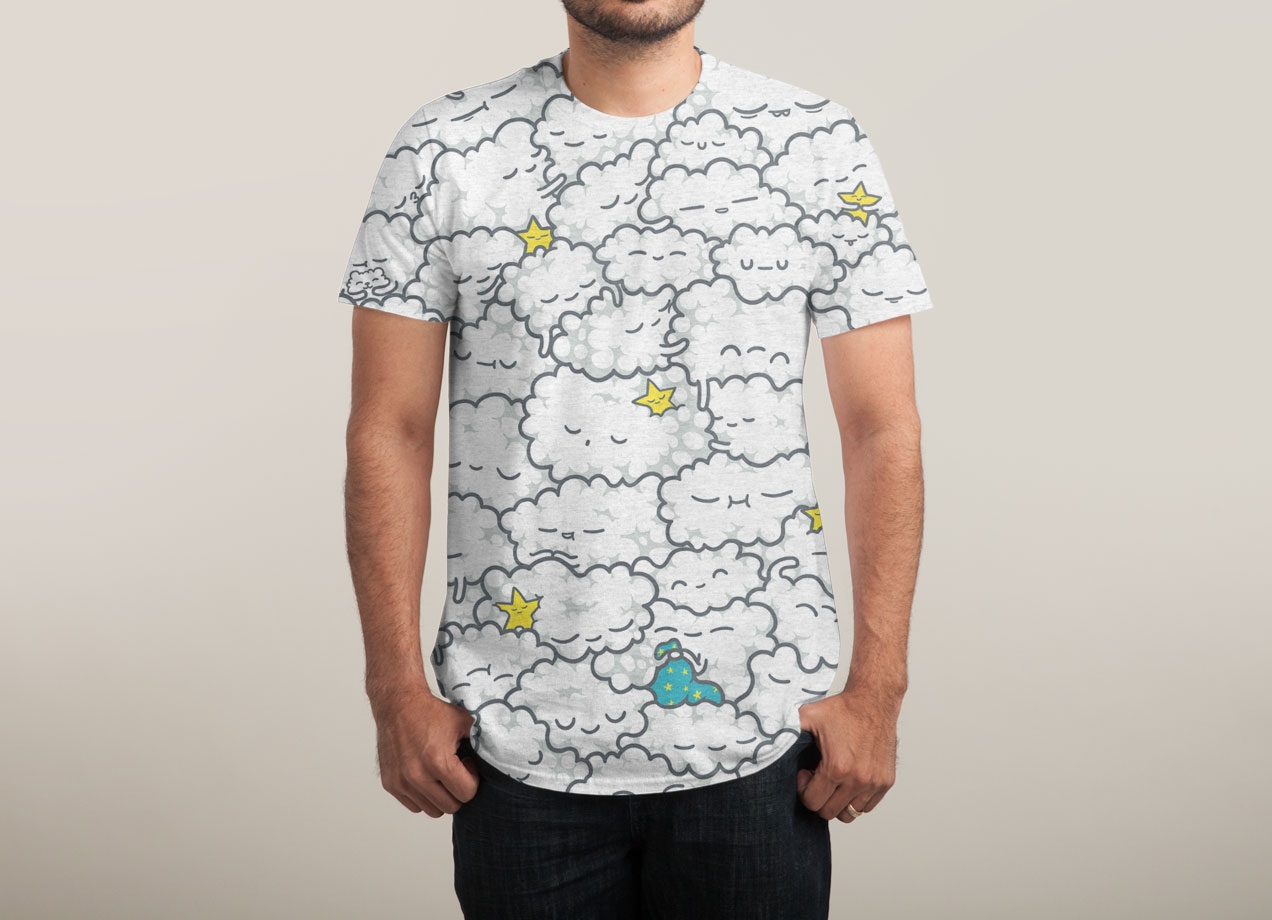 A CLOUDY NIGHT T-shirt Design by Lili Batista man