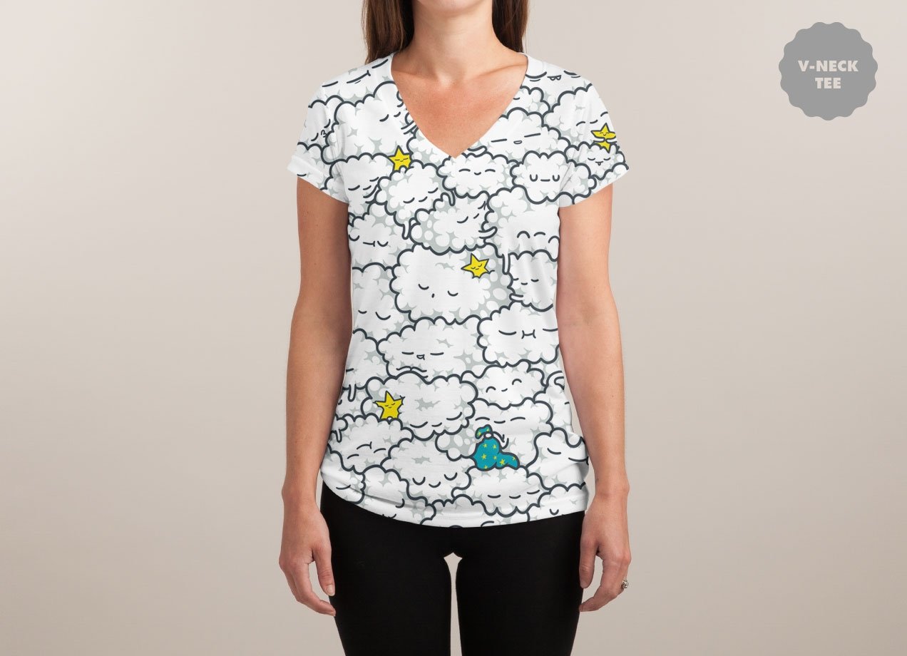 A CLOUDY NIGHT T-shirt Design by Lili Batista woman